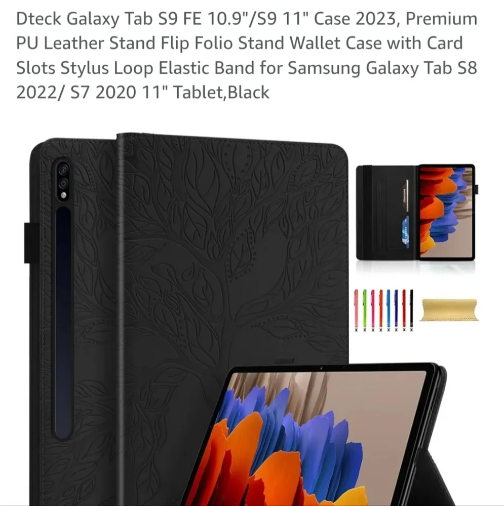 Black Tablet Cover
